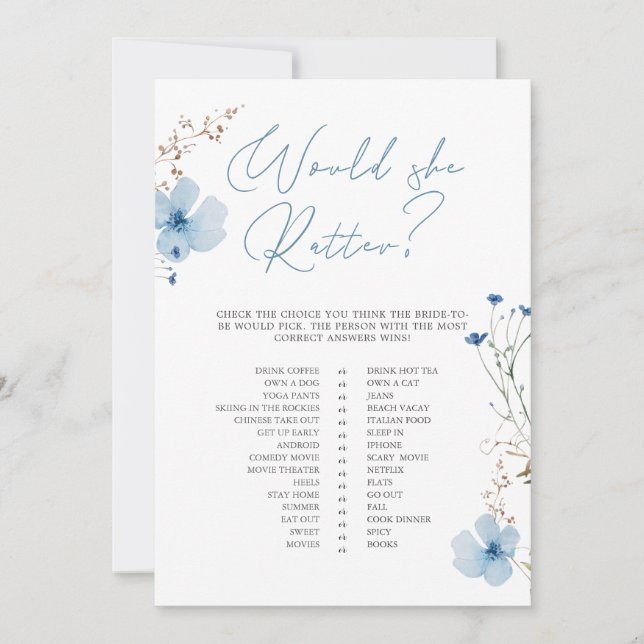 Airy Eucalyptus Greenery Boho Rustic Bridal Shower Einladung (Vorderseite)