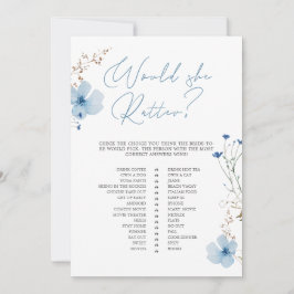 Airy Eucalyptus Greenery Boho Rustic Bridal Shower Einladung