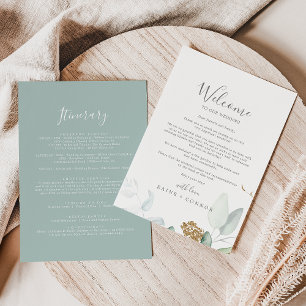 Airy Greenerity Wedding Willkommensbrief & Tour