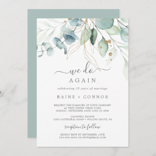 Airy Greenery & Gold Leaf Wir machen wieder einmal Einladung