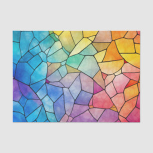 Airy Spectrum Rainbow Decoupage Seidenpapier