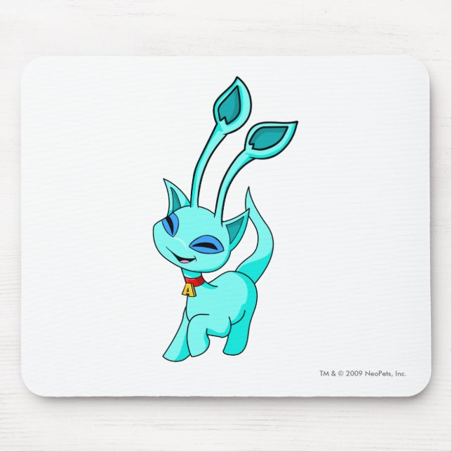 Aisha Blau Mousepad (Vorne)