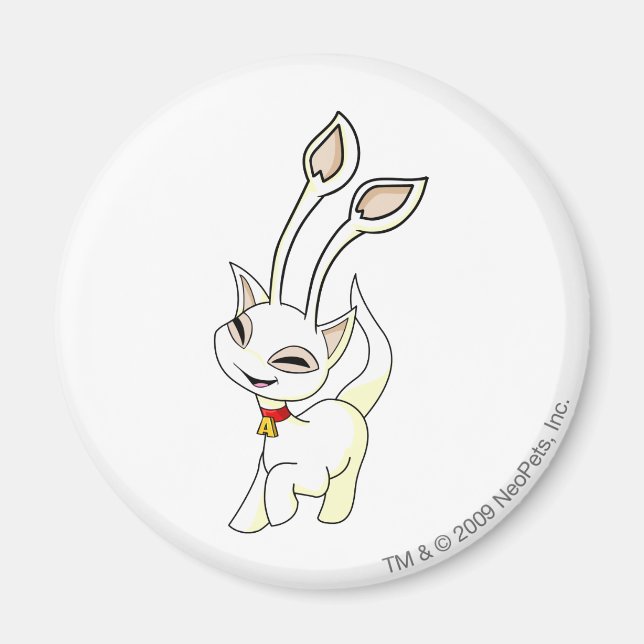 Aisha White Magnet (Vorne)