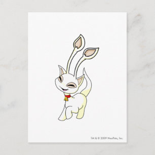 Aisha White Postkarte