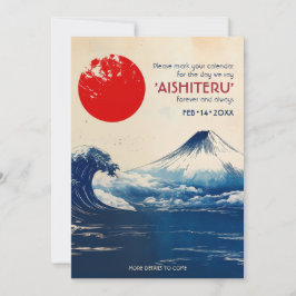 AISHITERU Japonesque Harmonie mit Fuji Save The Date