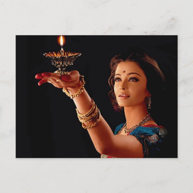 Aishwarya Rai Postkarte (Vorderseite)
