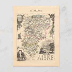 Aisne Department France Alexandre Vuillemin Karte