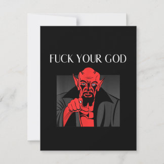 Aist Goat Satan Baphomet GIft Einladung