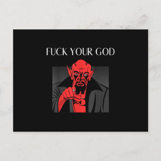 Aist Goat Satan Baphomet GIft Einladungspostkarte