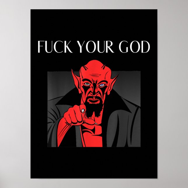 Aist Goat Satan Baphomet GIft Poster (Vorne)