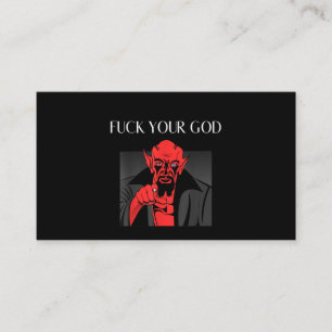 Aist Goat Satan Baphomet GIft Visitenkarte