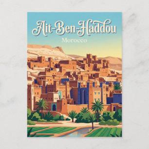 Aït-Ben-Haddou Marokko Postkarte