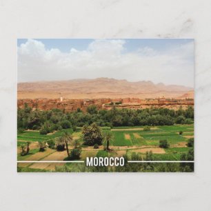 Ait BenHaddou Kasbah, Marokko Postkarte