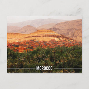 Ait BenHaddou Kasbah, Marokko Postkarte