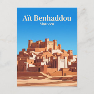 Aït Benhaddou Marokko Postkarte