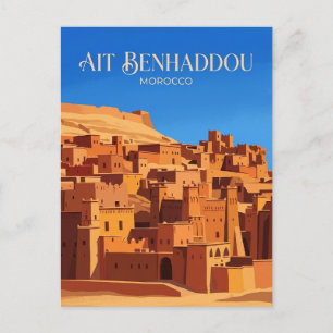 Aït Benhaddou Marokko Postkarte