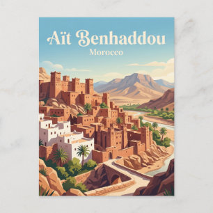 Aït Benhaddou Marokko Postkarte