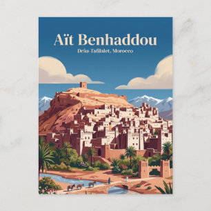 Aït Benhaddou Marokko Postkarte