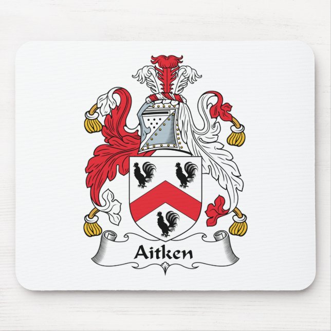 Aitken Familienwappen Mousepad (Vorne)