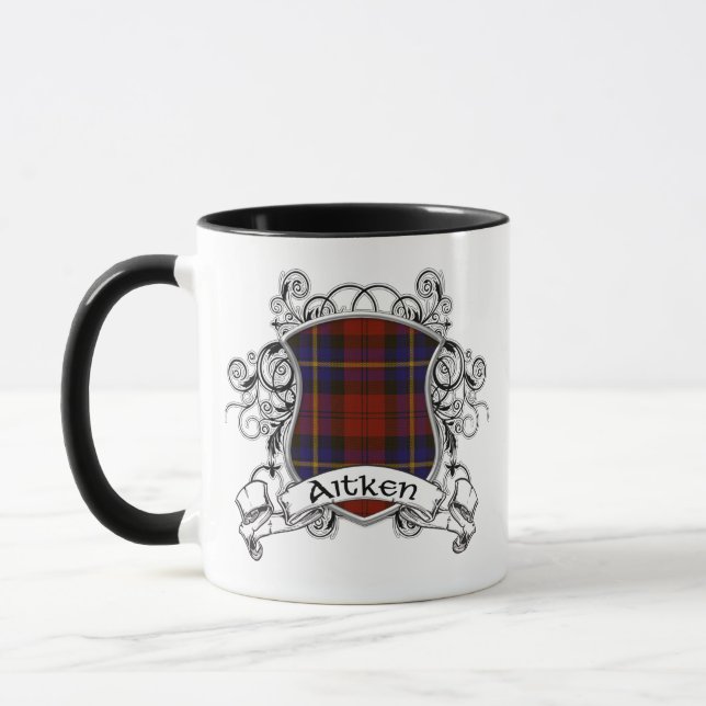 Aitken Tartan-Schild Tasse (Links)