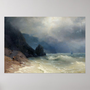 Aivazovsky - Meeresküste Poster