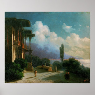 Aivazovsky - Nacht in der Nähe von Jalta 1866 Poster