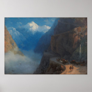 Aivazovsky - Von Milli nach Gudauri 1868 Poster