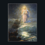 Aivazovsky - Walking on the Water Postkarte<br><div class="desc">Walking on the Water,  fine art painting by Ivan Aivazovsky,  1888</div>