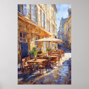 Aix En Provence Aquarellposter Vintage National Poster