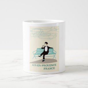 Aix-en-Provence Frankreich Reiseplakat Jumbo-Tasse