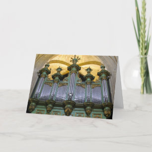Aix-en-Provence organ greeting card Karte