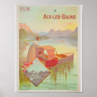 Aix Les Bains Frankreich Poster