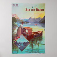 Aix-les-Bains, Frankreich, Reiseplakat