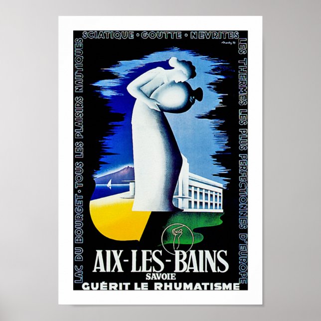 Aix Les Bains ~ Savoie Poster (Vorne)