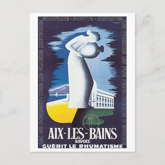 Aix Les Bains Savoie Postkarte (Vorderseite)