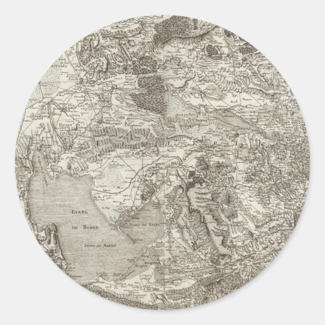 Aix Runder Aufkleber (Vorderseite)