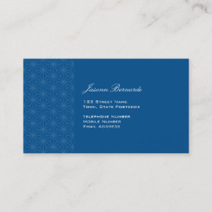 Aiyana Floral Batik Business Card 2 Visitenkarte