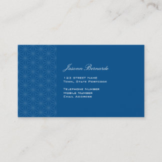 Aiyana Floral Batik Business Card 2 Visitenkarte