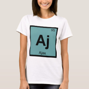 Aj - Ajax Griechisches Chemie-Periodensystem-Symbo T-Shirt