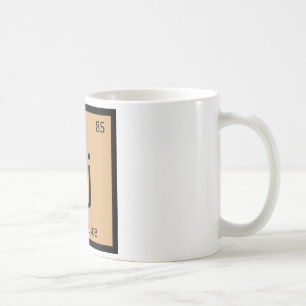Aj - Apfelsaft-Chemie-Periodensystem-Symbol Tasse