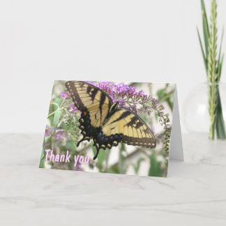AJ - Schmetterlingskunst Danke Karte