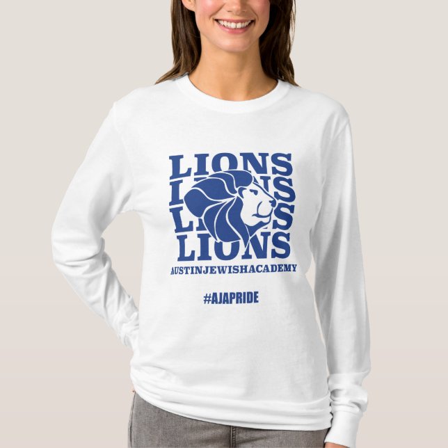 AJA Lions Langarmshirt T-Shirt (Vorderseite)
