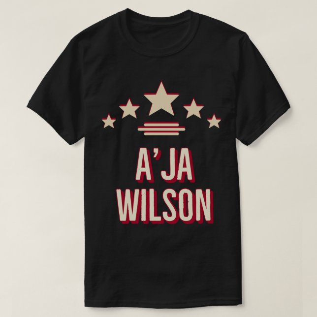 aja Wilson las vegas aces T-Shirt (Design vorne)