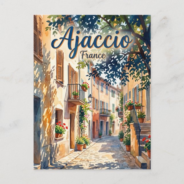 Ajaccio Frankreich Postkarte (Vorderseite)