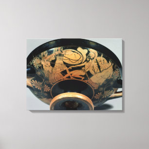 Ajax, an gedrängt von Athene Leinwanddruck