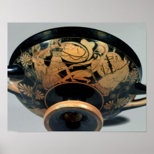 Ajax, an gedrängt von Athene Poster