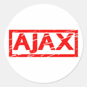 Ajax-Briefmarke Runder Aufkleber