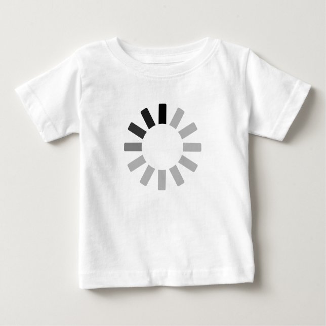 Ajax Laden-Indikator Baby T-shirt (Vorderseite)