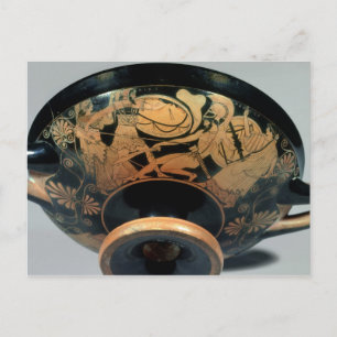 Ajax, von Athena eindringlich Postkarte