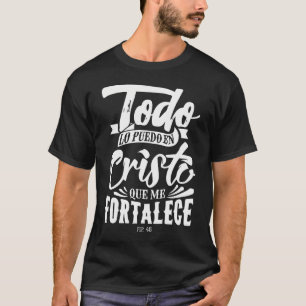 ajes Biblicos Dios Jesus Espanol Spanisch für Chri T-Shirt